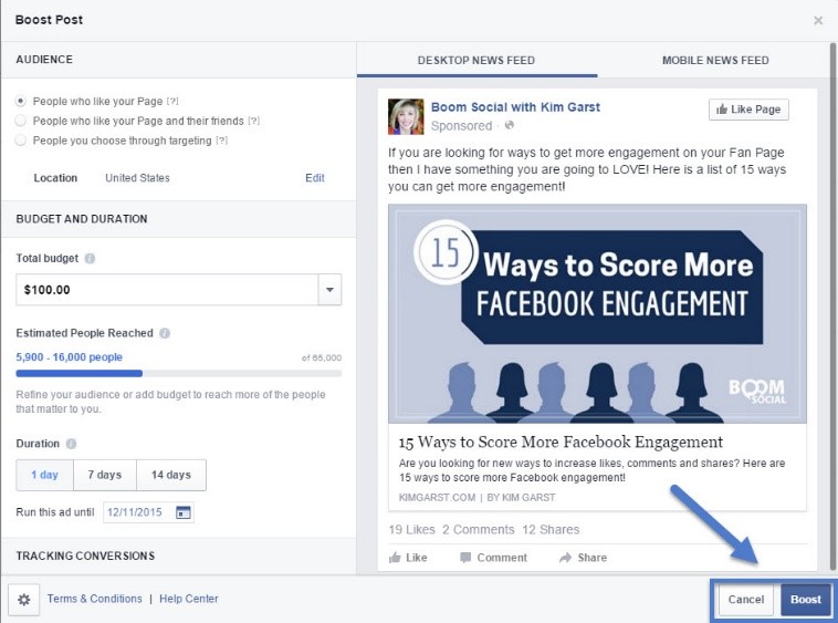 How to post a ad on facebook