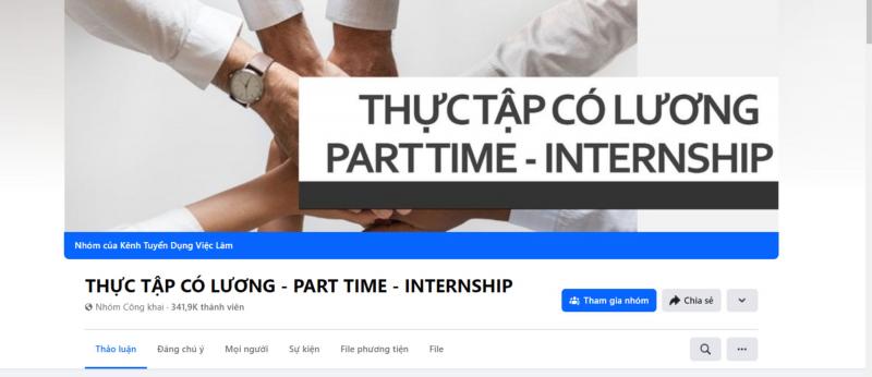 Quảng cáo Facebook phù hợp với tuyển dụng công việc part- time