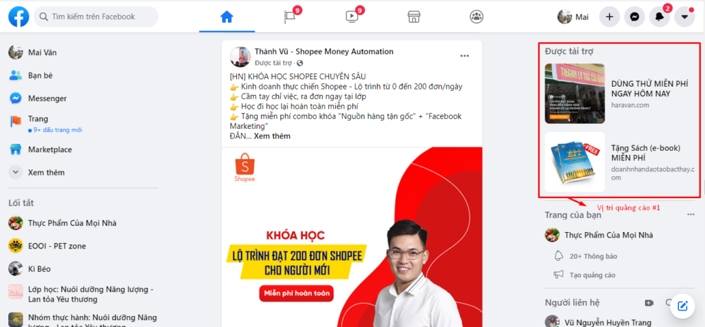 Tìm hiểu về hình thức quảng cáo bài đăng trên Facebook miễn phí