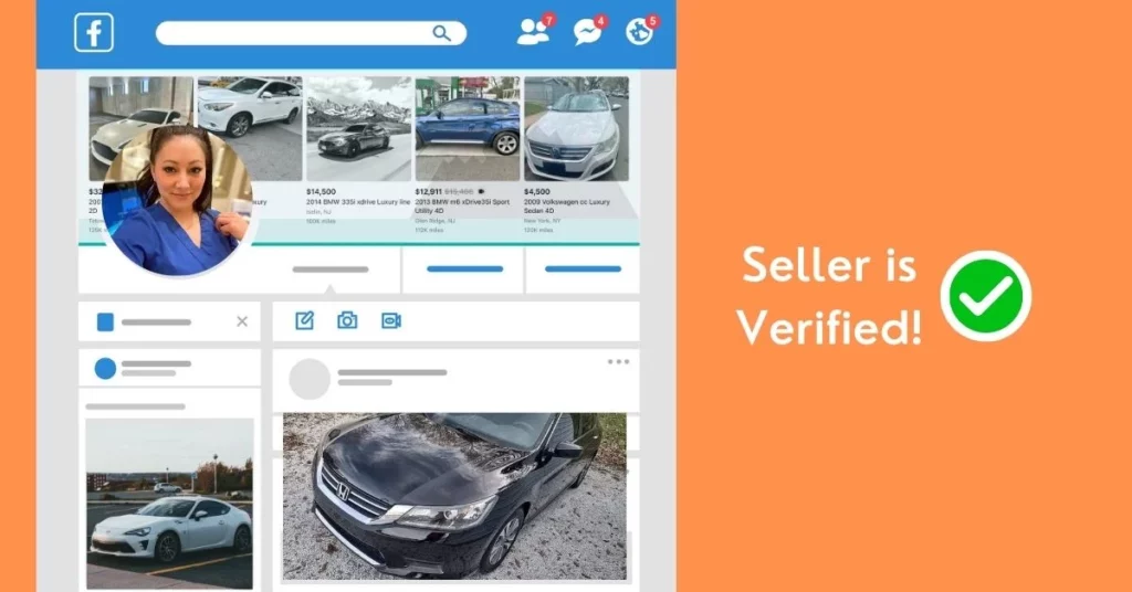 Verify seller or buyer's Facebook Marketplace page information