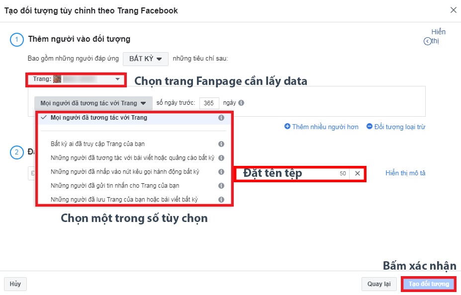 Cách tạo đối tượng tốt nhất cho quảng cáo facebook