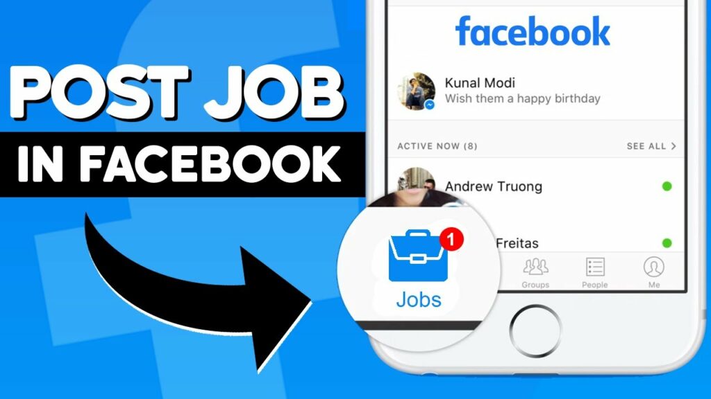 How do I create a job post on Facebook?