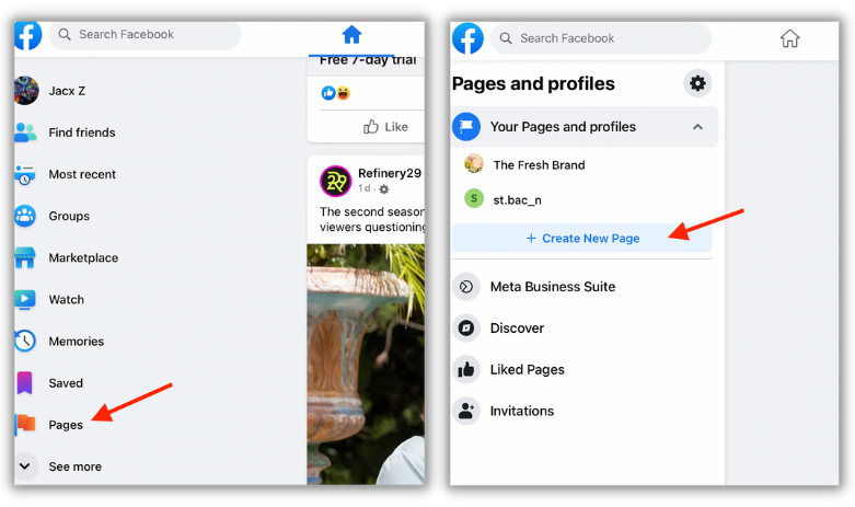 How to create a business page on Facebook and Instagram