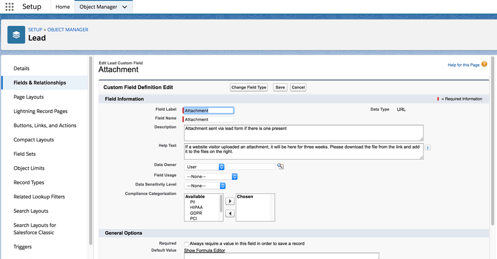 See how to upload a lead data file to the manager