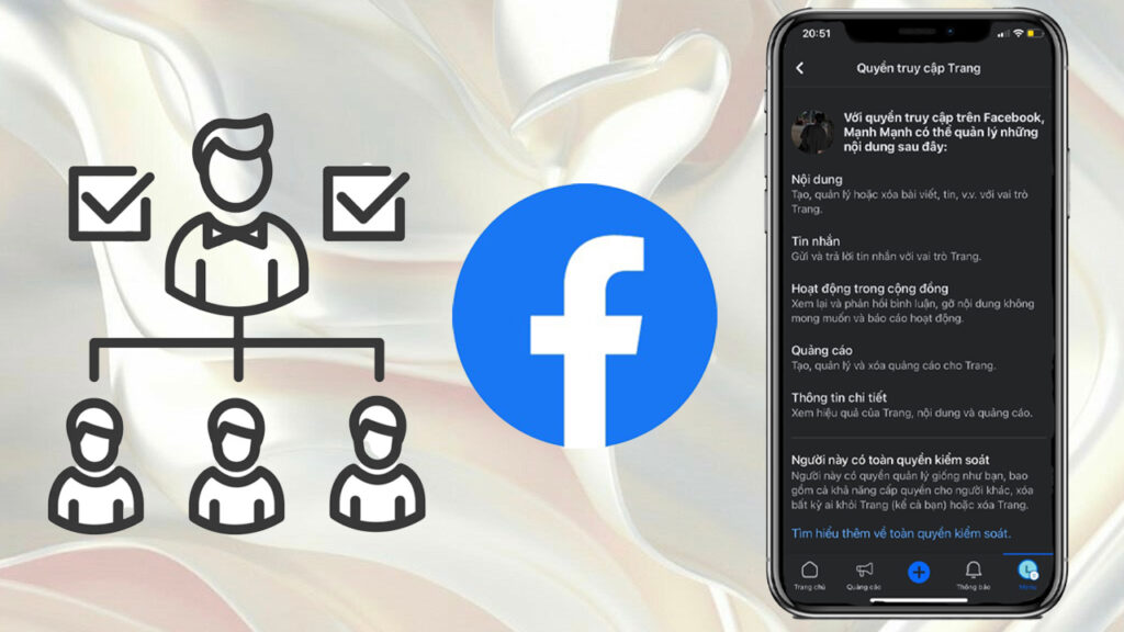 quy định và điều kiện Facebook đặt ra cho quản trị viên trình quản lý