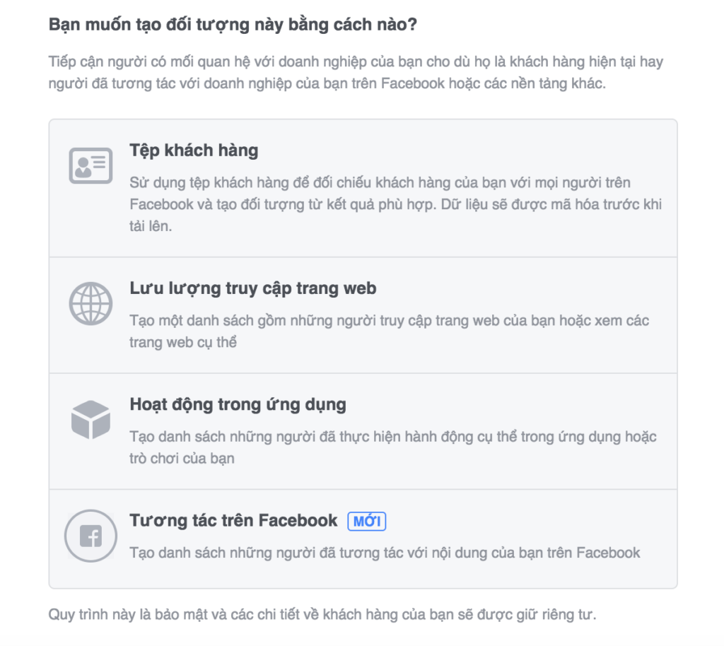 Các cách tạo đối tượng trên facebook