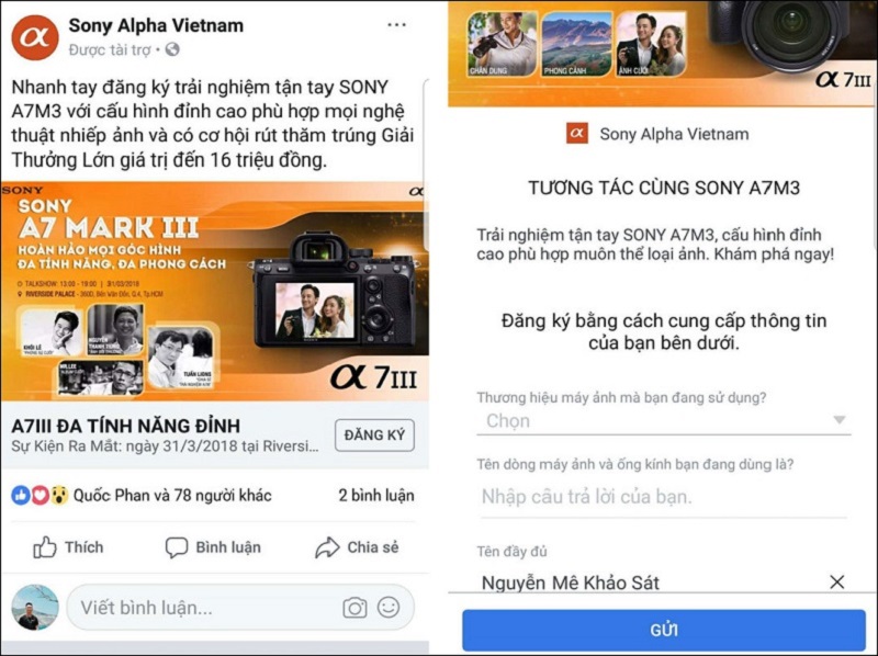 Các loại nội dung phổ biến được áp dụng vào quảng cáo Facebook