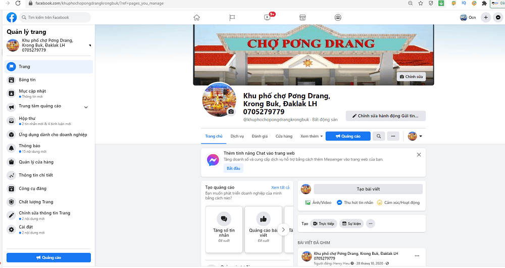 Cách tạo trang Facebook bất động sản