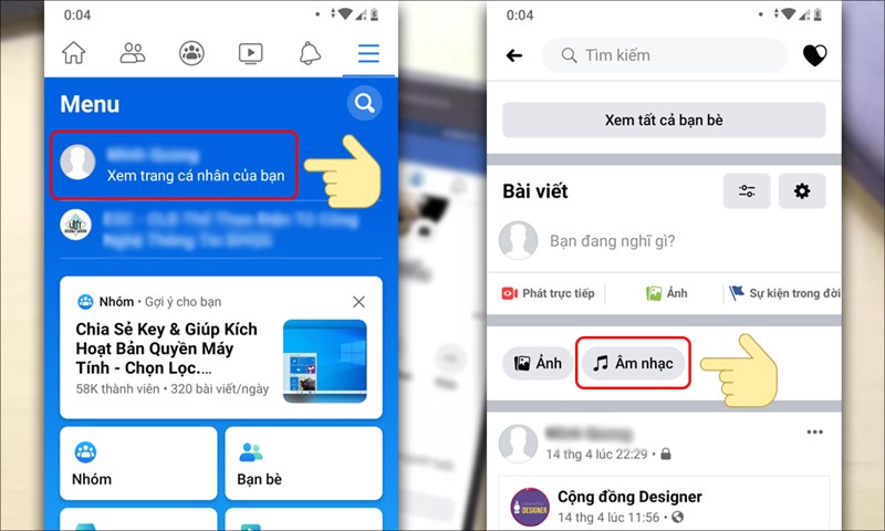 Làm thế nào để tôi thêm bài hát vào trang Facebook của tôi?