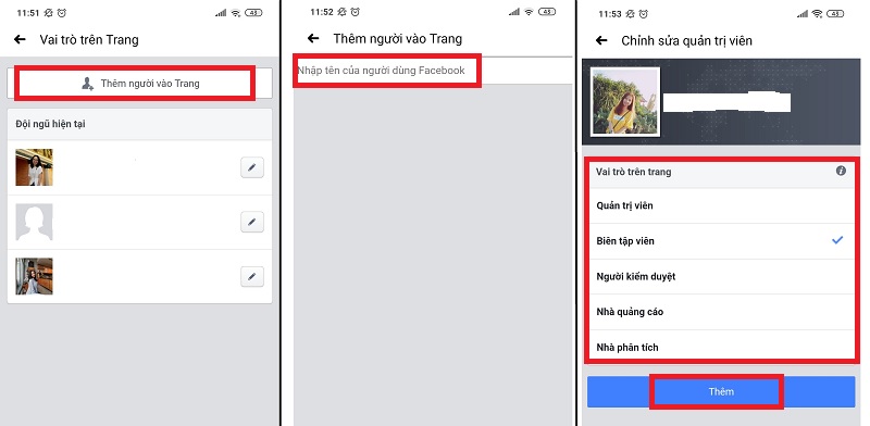 Làm thế nào để tôi thêm quản trị viên vào nhóm facebook?