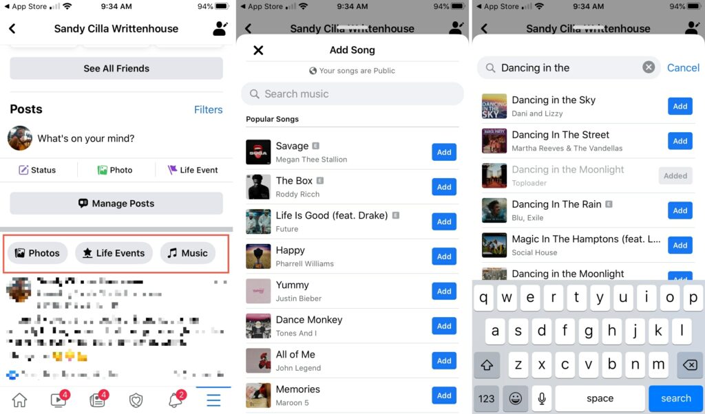 Why should you add songs to your Facebook profile?