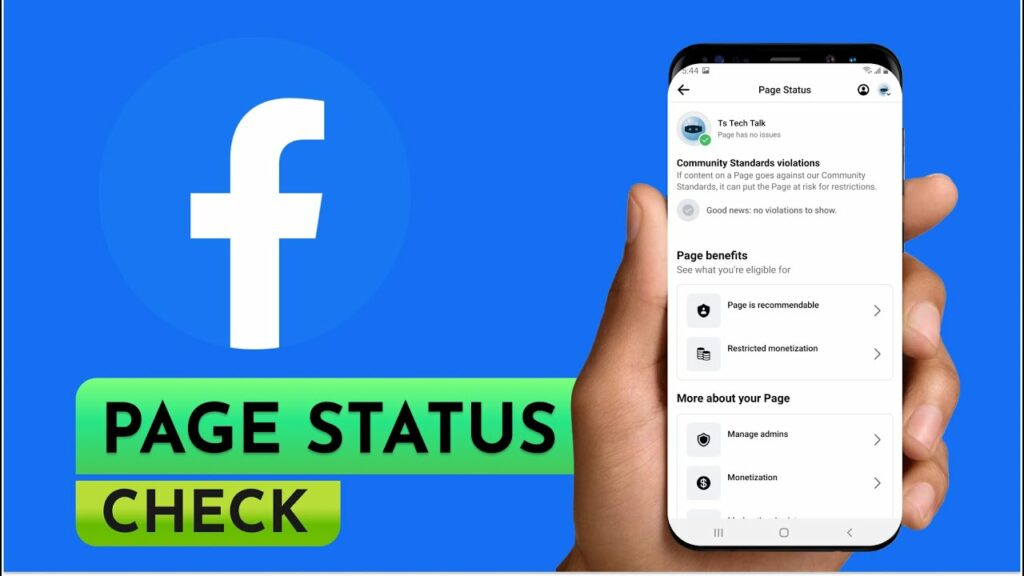 How to show absent status on Facebook page?