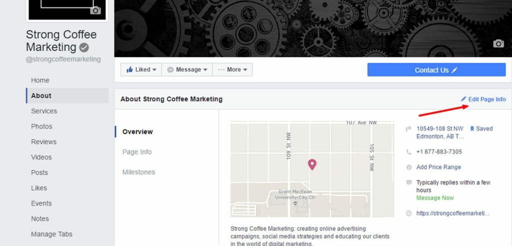 Why add location to your business Facebook page?